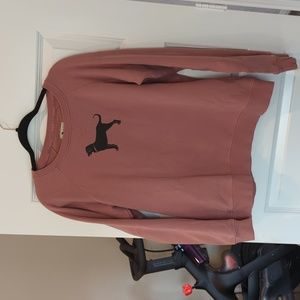 The Black Dog Pink Sweatshirt